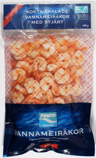 Vannameiräka med Stjärt ASC