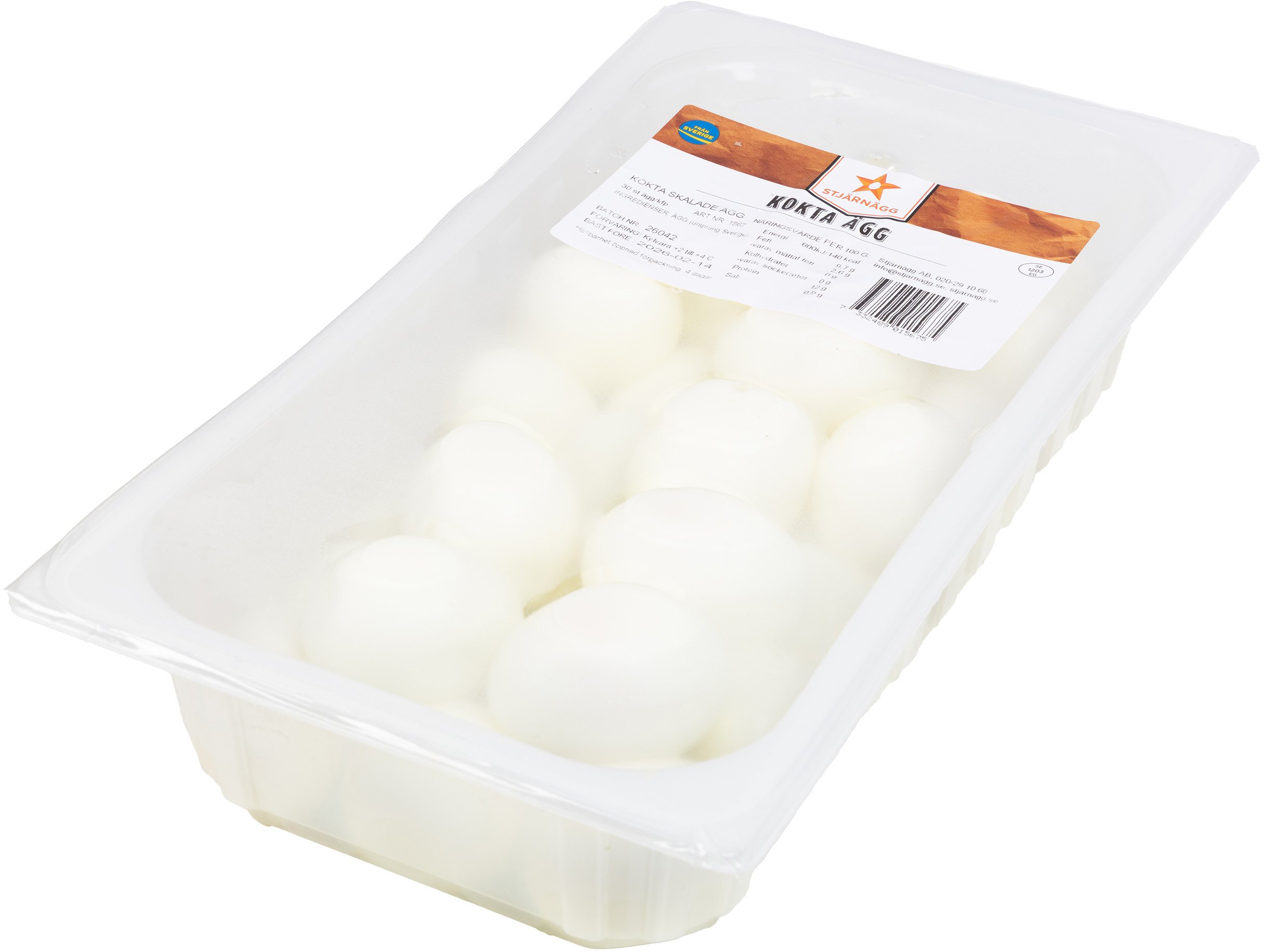 Ägg Kokta & Skalade