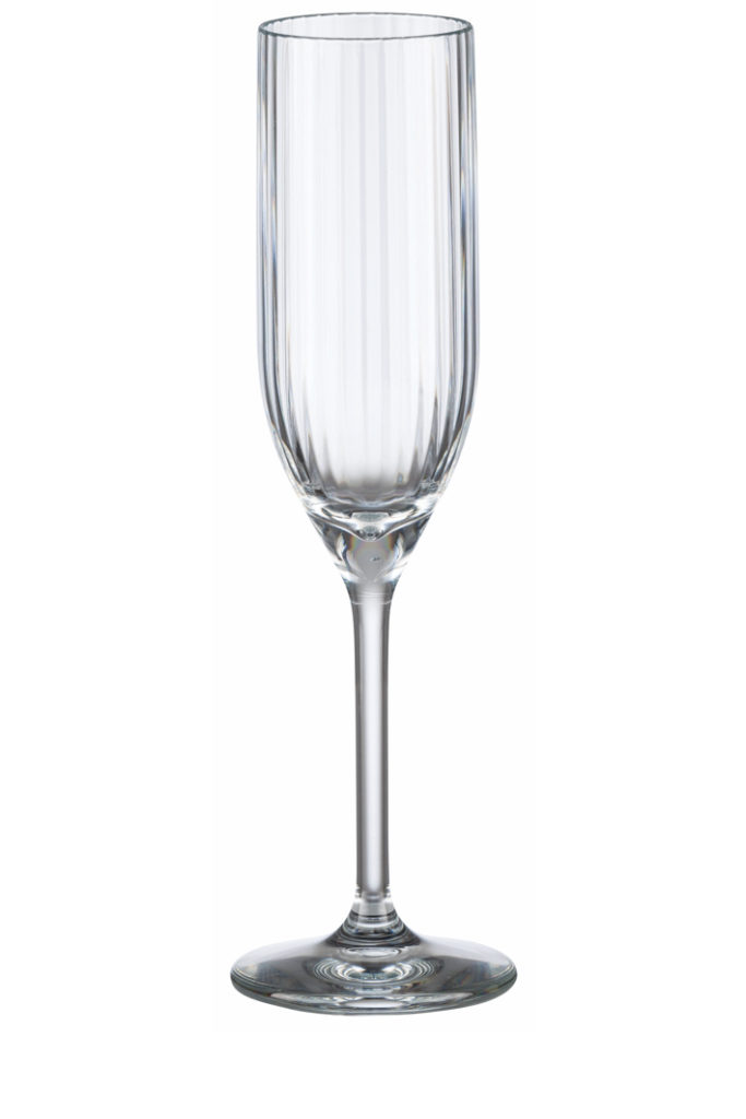 Stripe Champagneglas Plast Tritan BPA-fritt 18cl 
Ø50mm 235mm