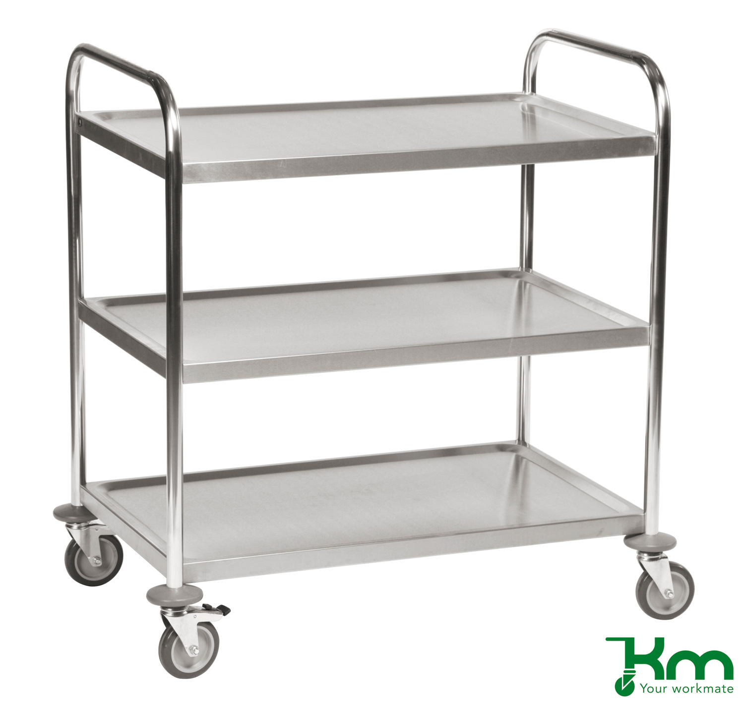 Rostfri Vagn 3 Hyllplan