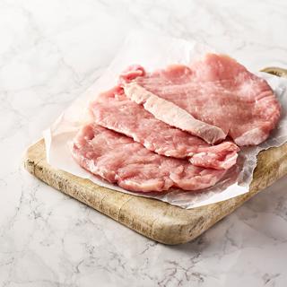 Fläskschnitzel 140g Opanerad Storpack EU