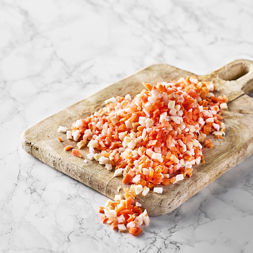 Rotfruktsmix Brunoise Tärnad 3mm