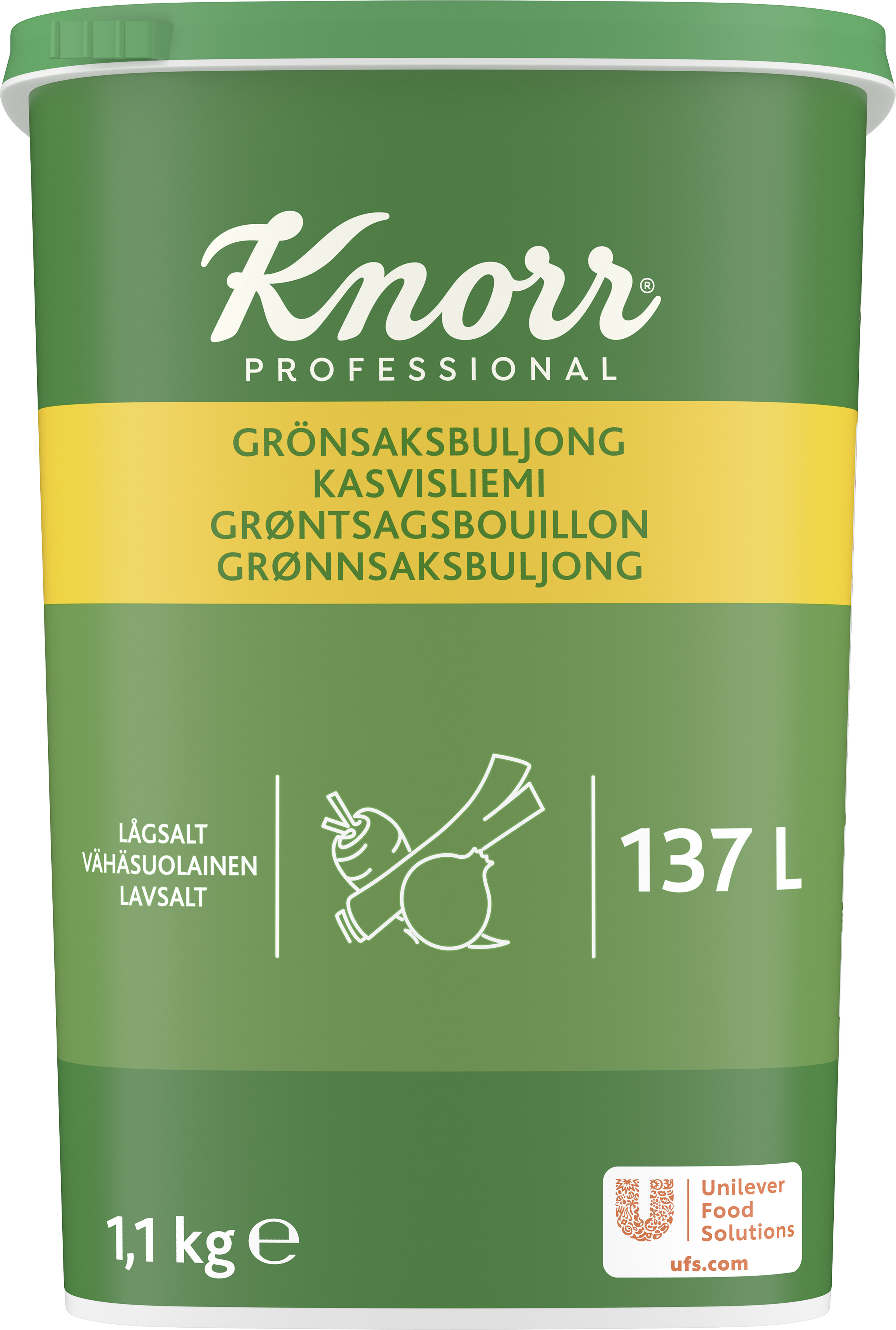 Grönsaksbuljong Lågsalt