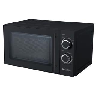 Mikrovågsugn 700W Rostfri Svart 20L