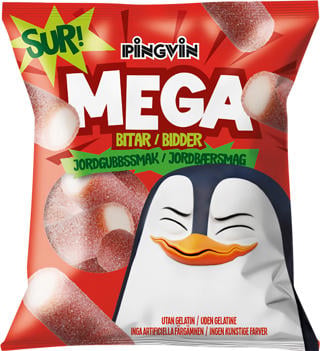 Megabitar Sur Jordgubb