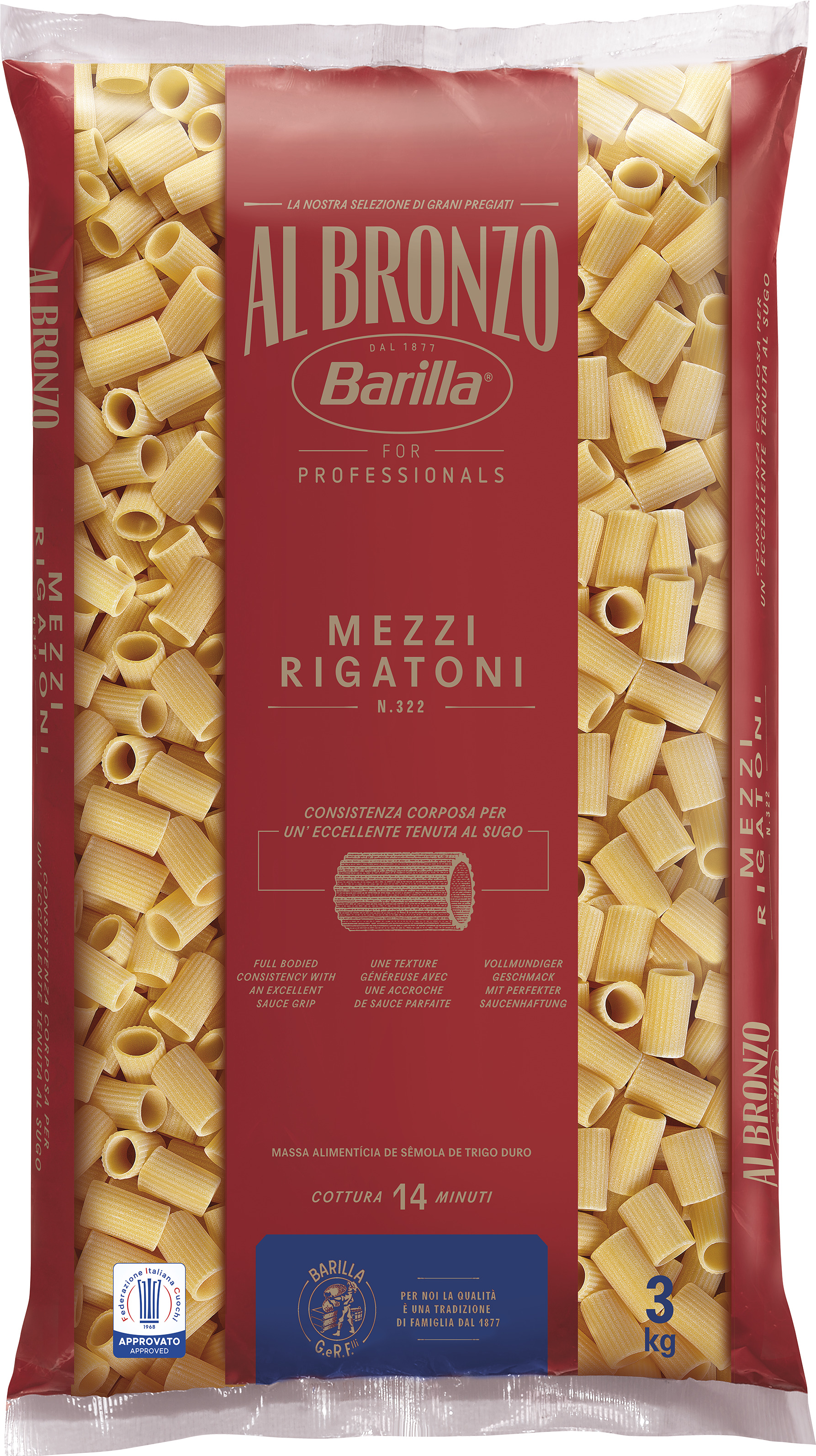 Mezze Rigatoni Al Bronzo