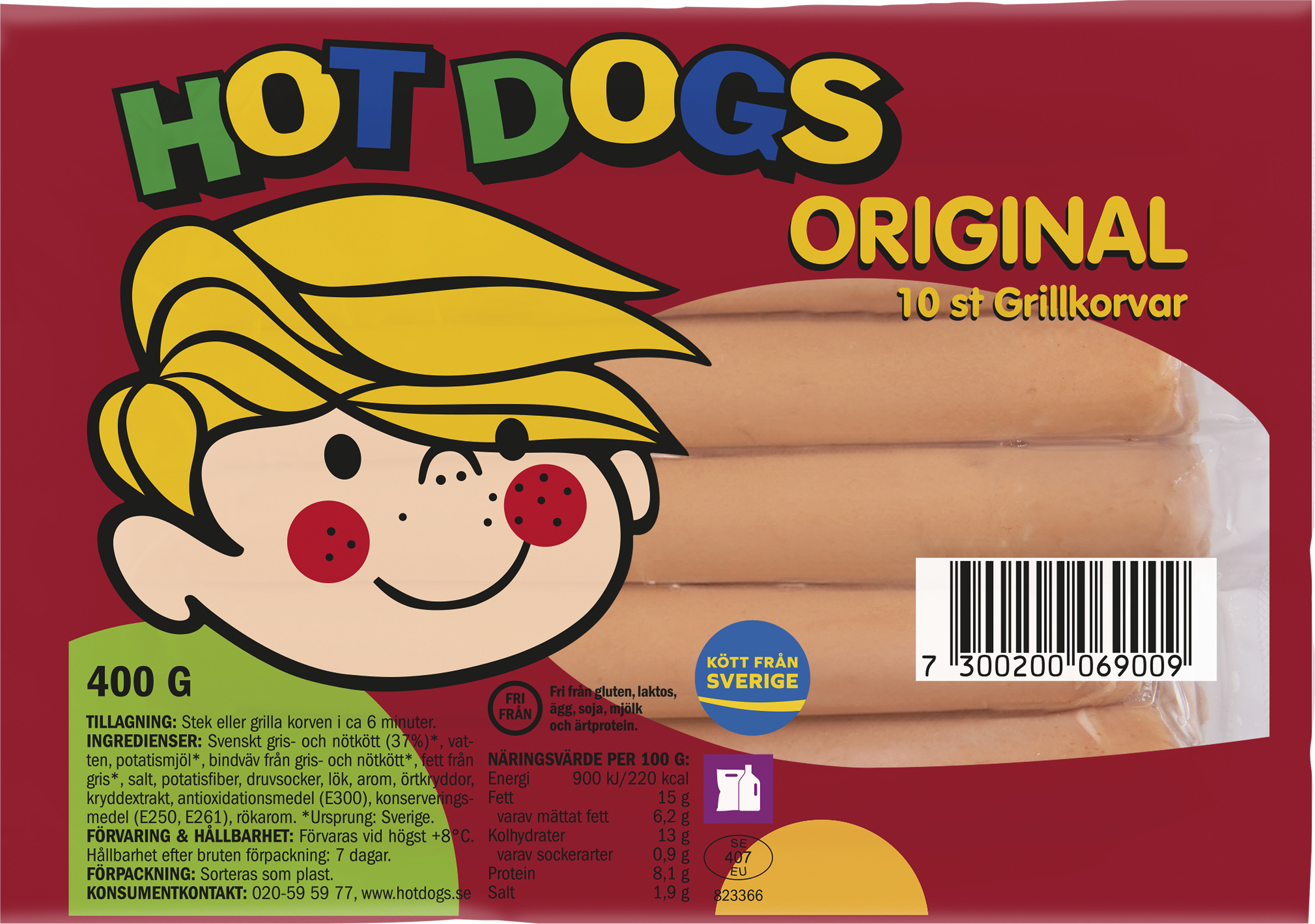 Hot Dogs Grillkorv Sverige