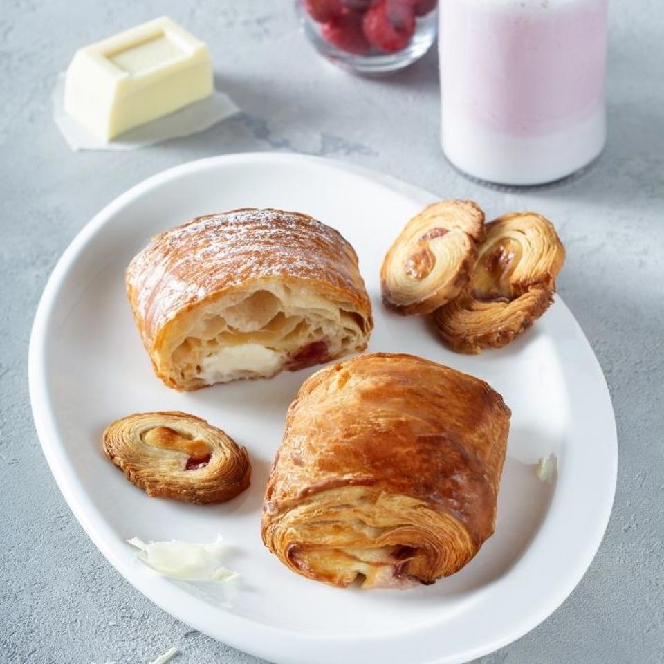 Pain au vit choklad/hallon