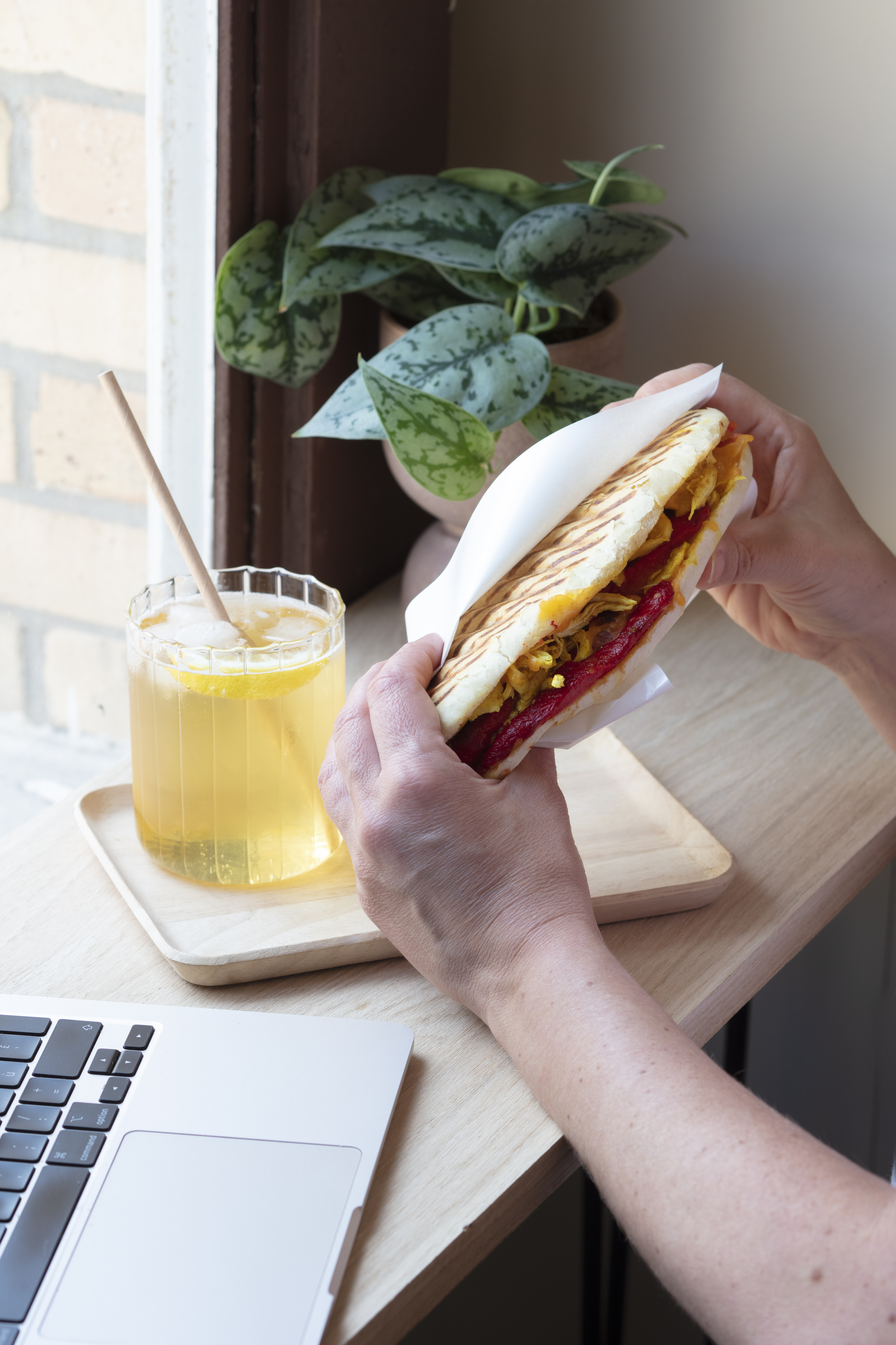 Panini förgrillad