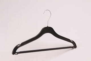 Klädhängare med stång, plast