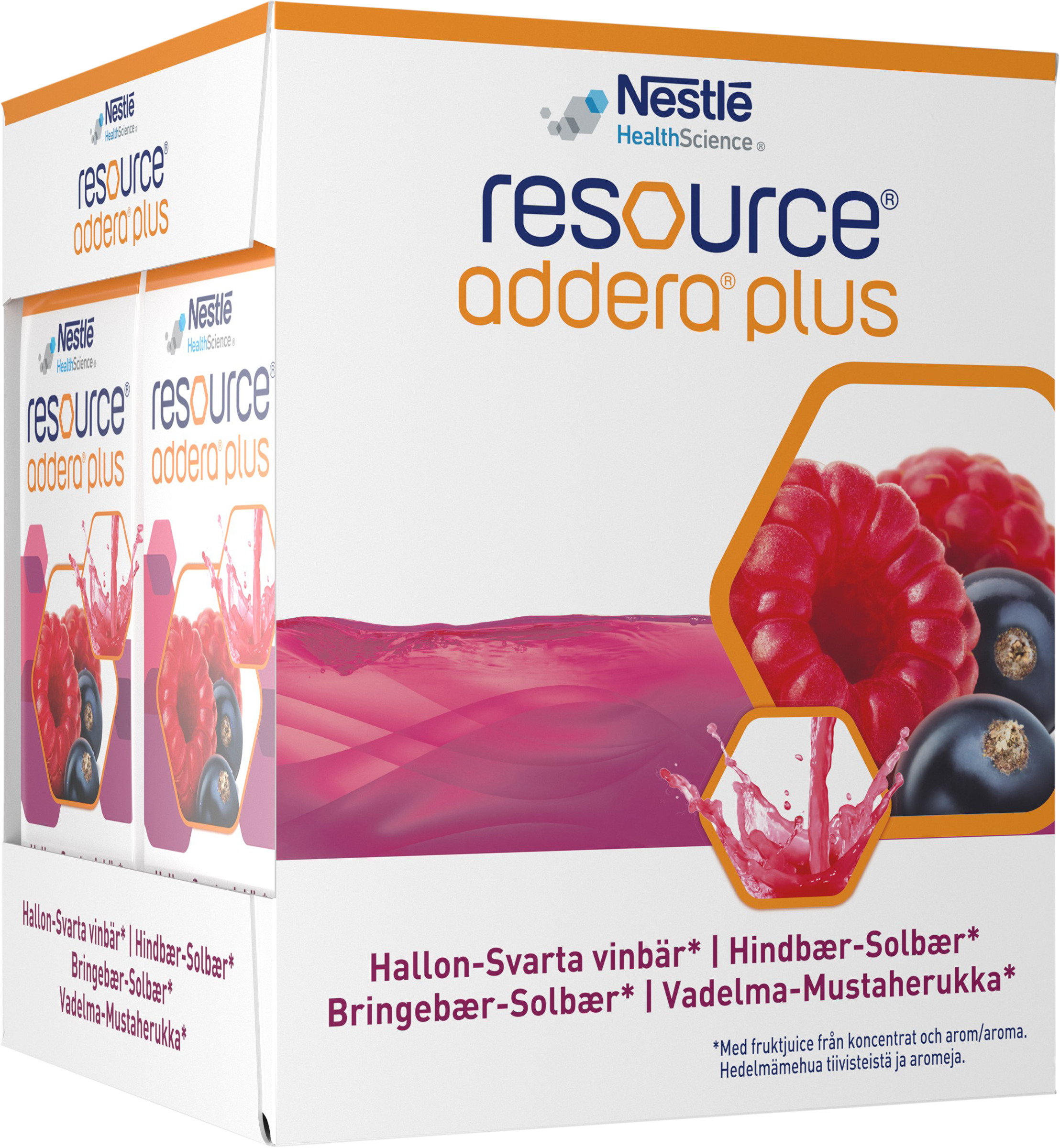 Addera Plus Hallon &  Svarta Vinbär