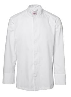 Kockskjorta 1057 vit lång ärm C46