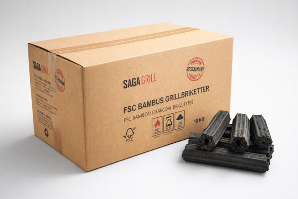 Grillkol Bambu SagaGrill 10kg
