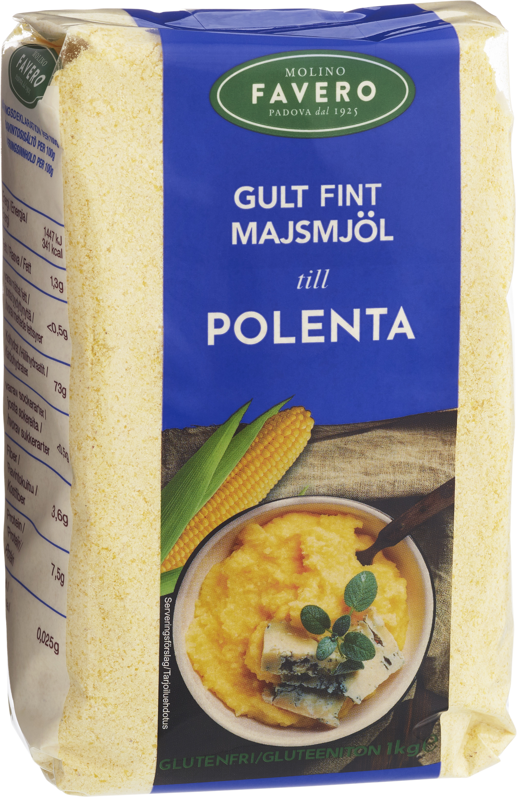 Gult Fint Majsmjöl till Polenta