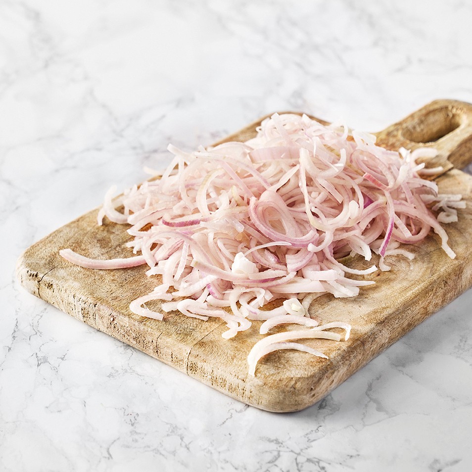 Bananschalottenlök Strimlad 3mm