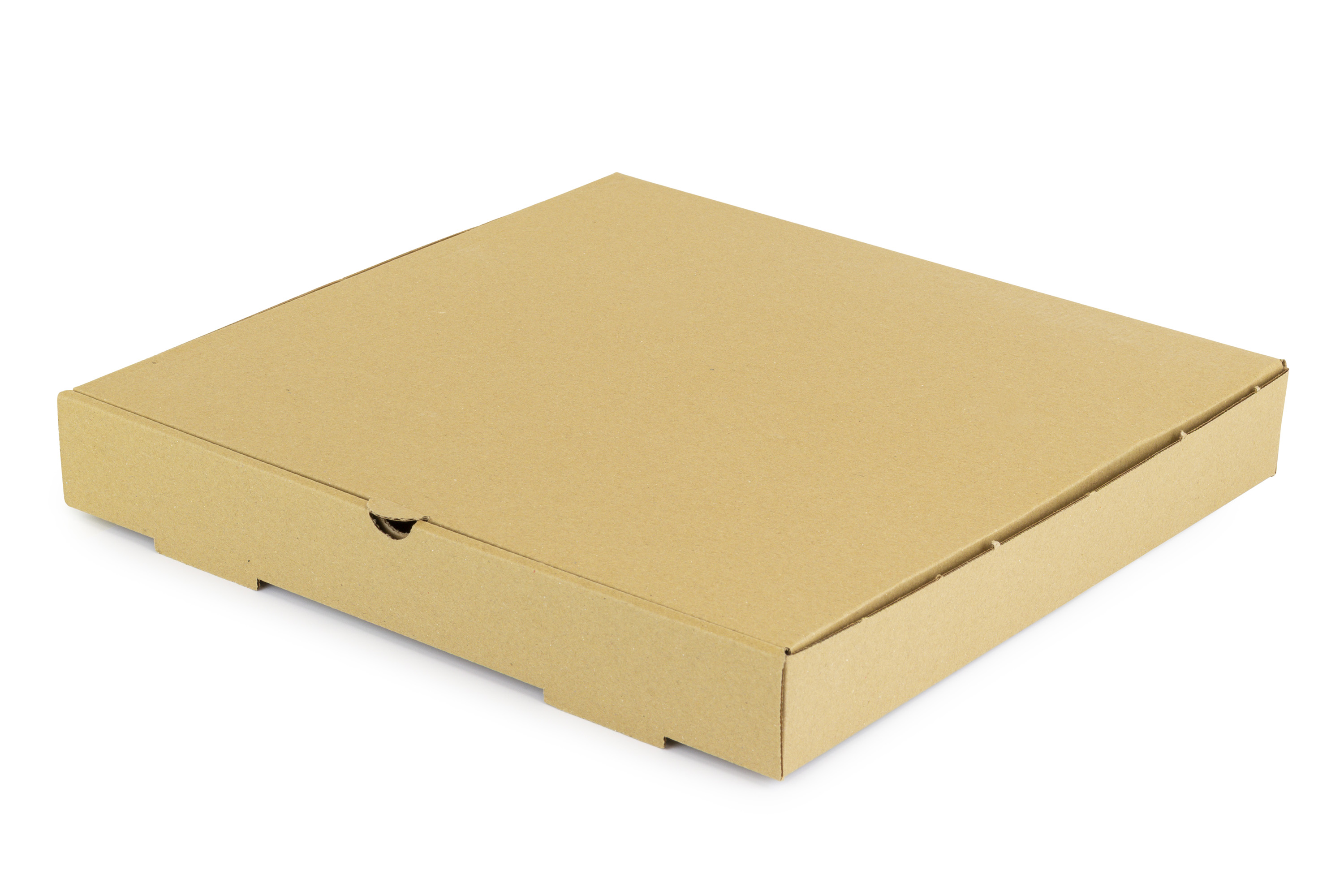 Pizzakartong Wellpapp 33cm Oblekt Brun