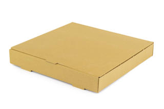 Pizzakartong Wellpapp 30cm Oblekt Brun