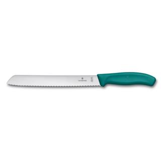 Swiss Classic Brödkniv med Grönt Handtag 21cm