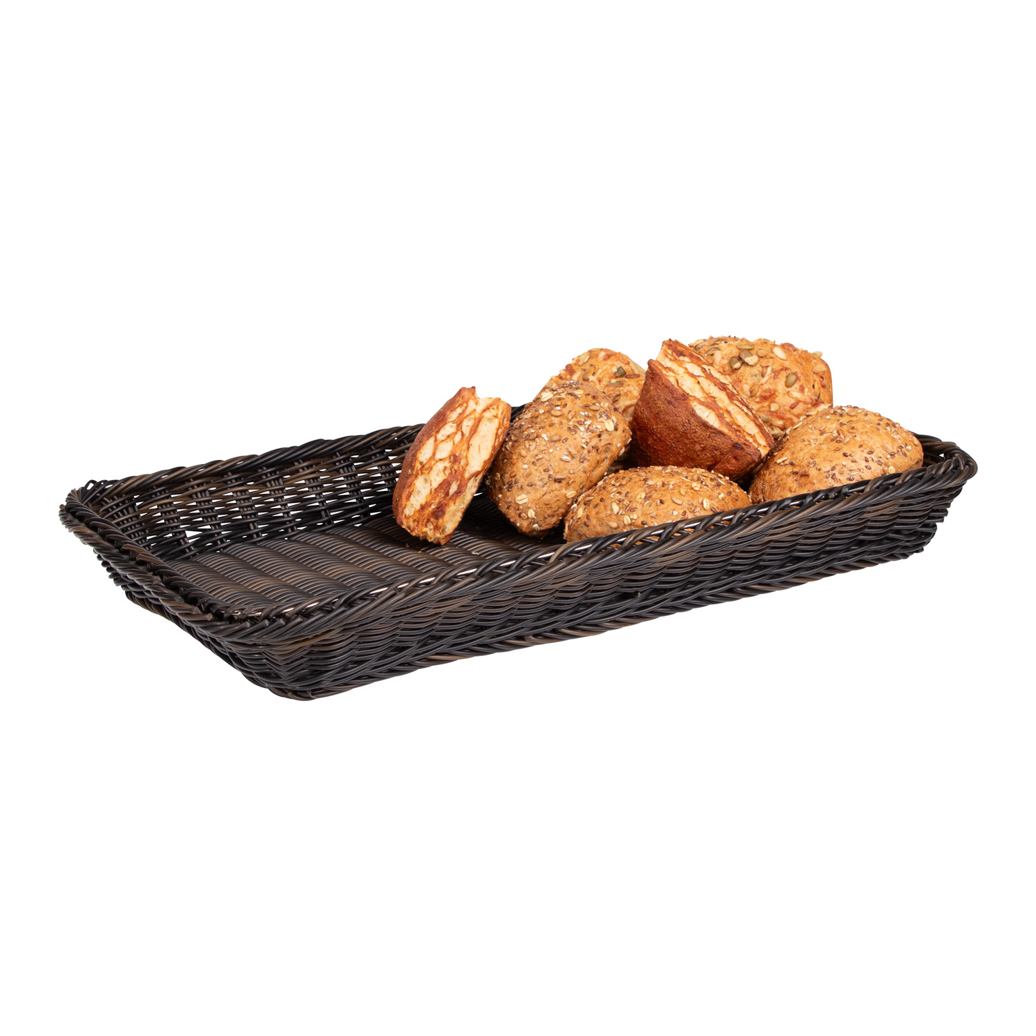 Korg Plast Brun/svart GN 1/1 H6,5cm