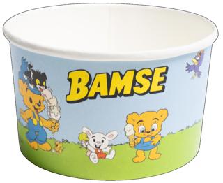 Glassbägare Bamse 160ml