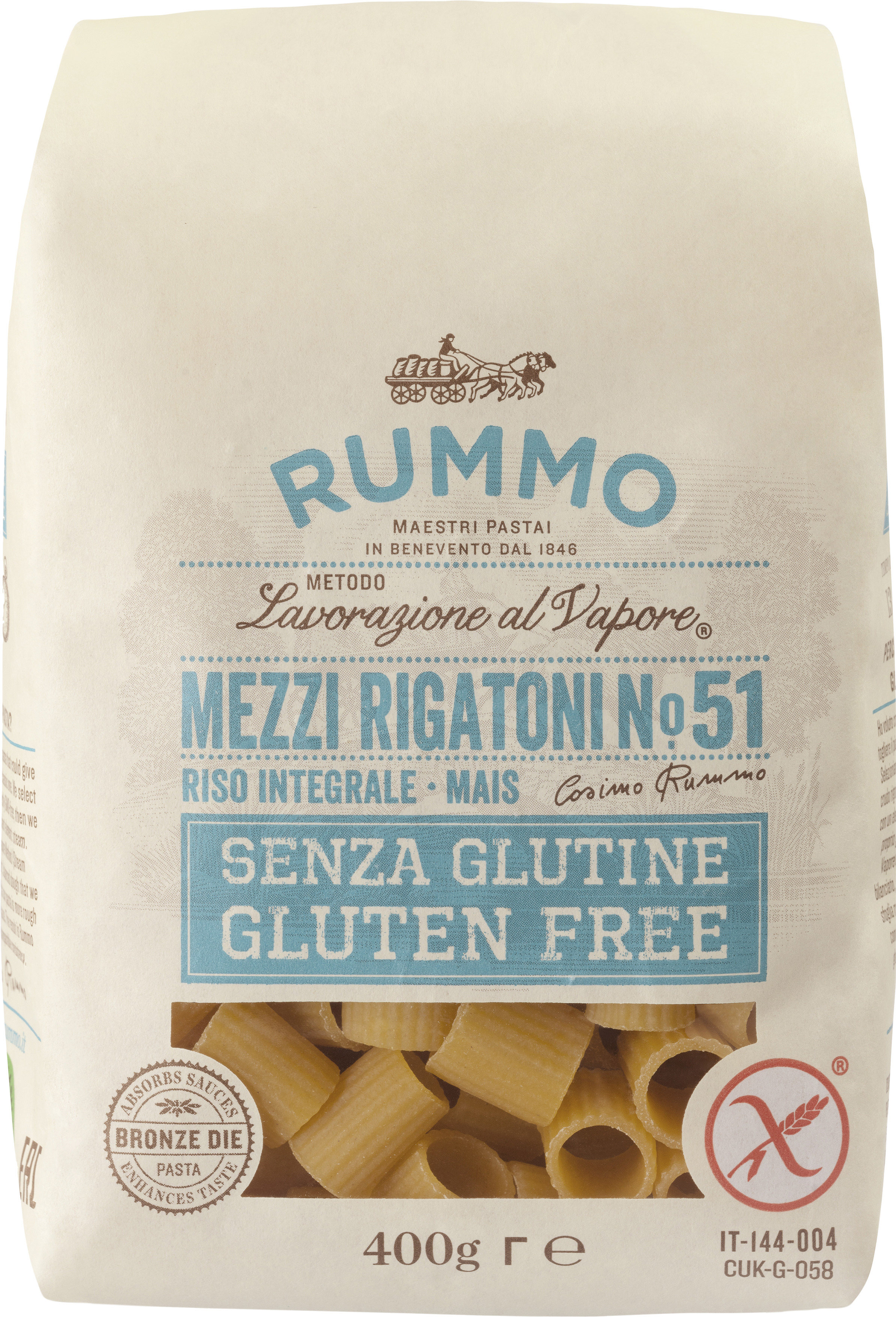 Rummo Mezzi Rigatoni Glutenfri