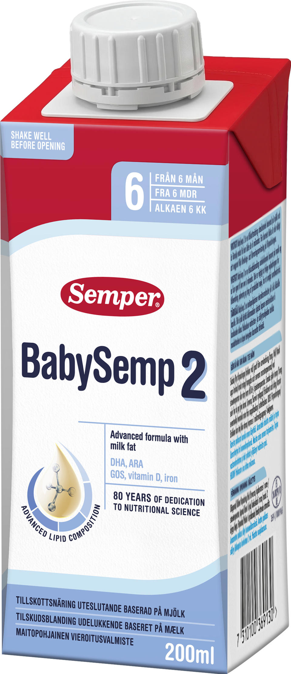 Baby Semp 2 Drickfärdig