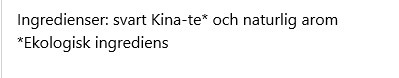 Te Earl Grey Lösvikt EKO