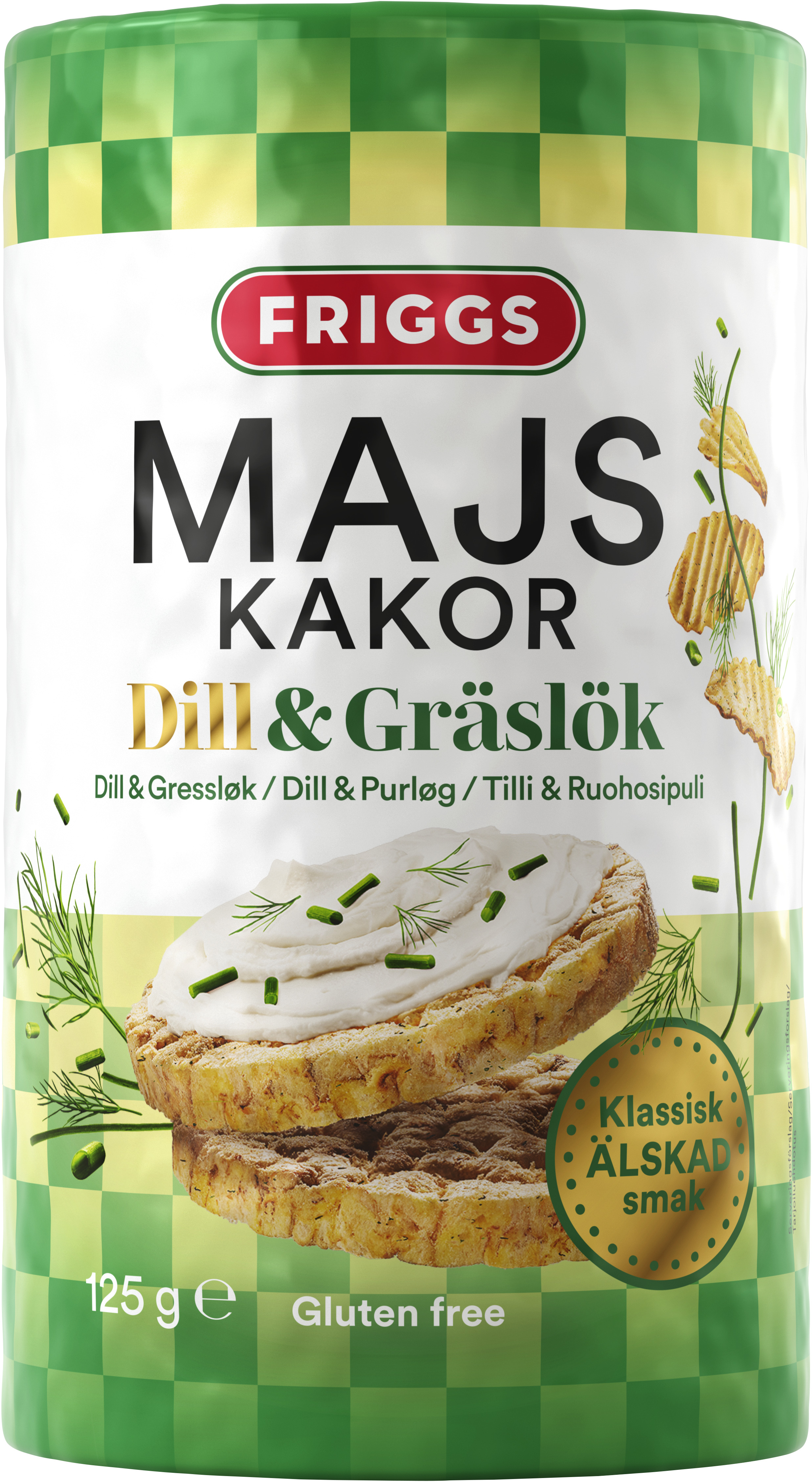 Majskakor Dill & Gräslök