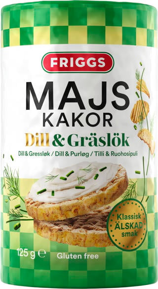 Majskakor Dill & Gräslök