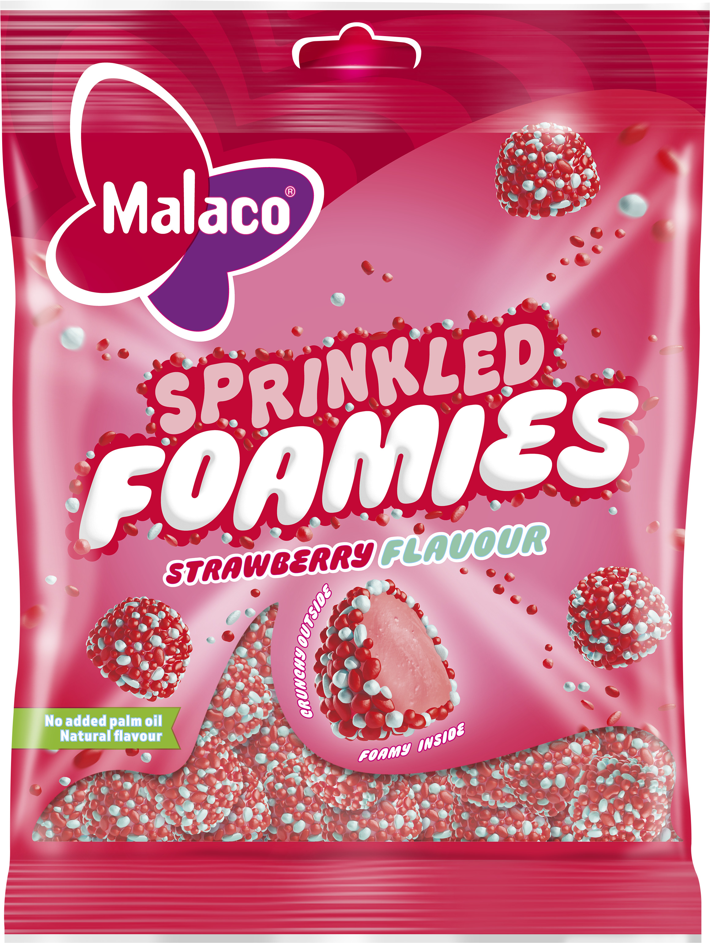 Sprinkled Foamies Strawberry