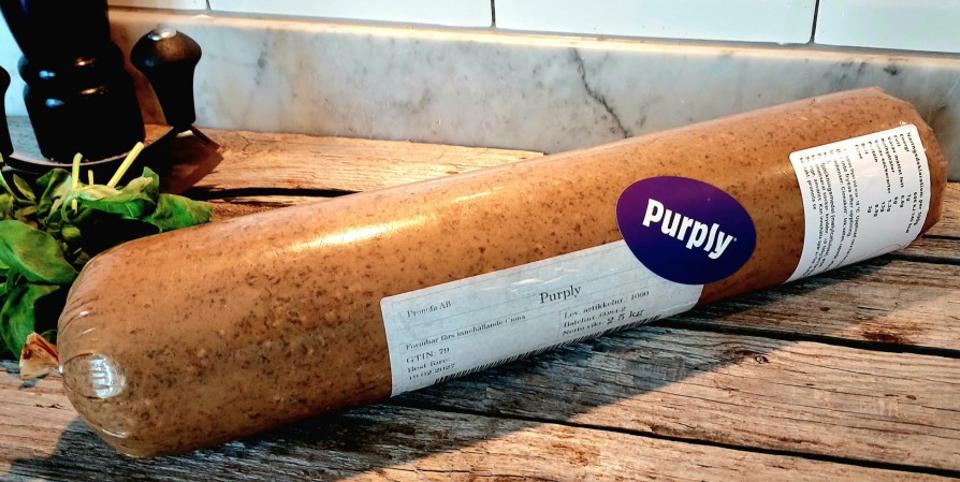 Purply formbar färs