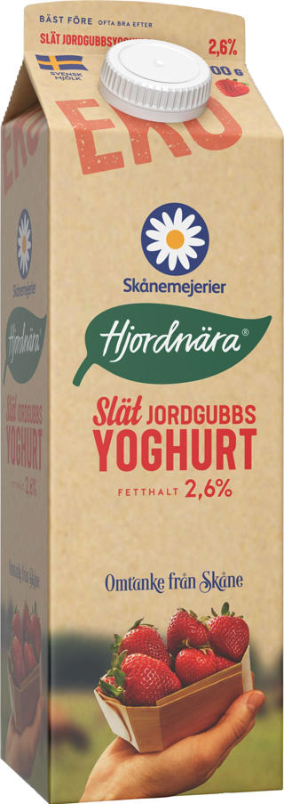 Slät Jordgubbsyoghurt 2,6% EKO KRAV
