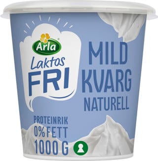 Mild Kvarg Naturell Laktosfri 0,2%