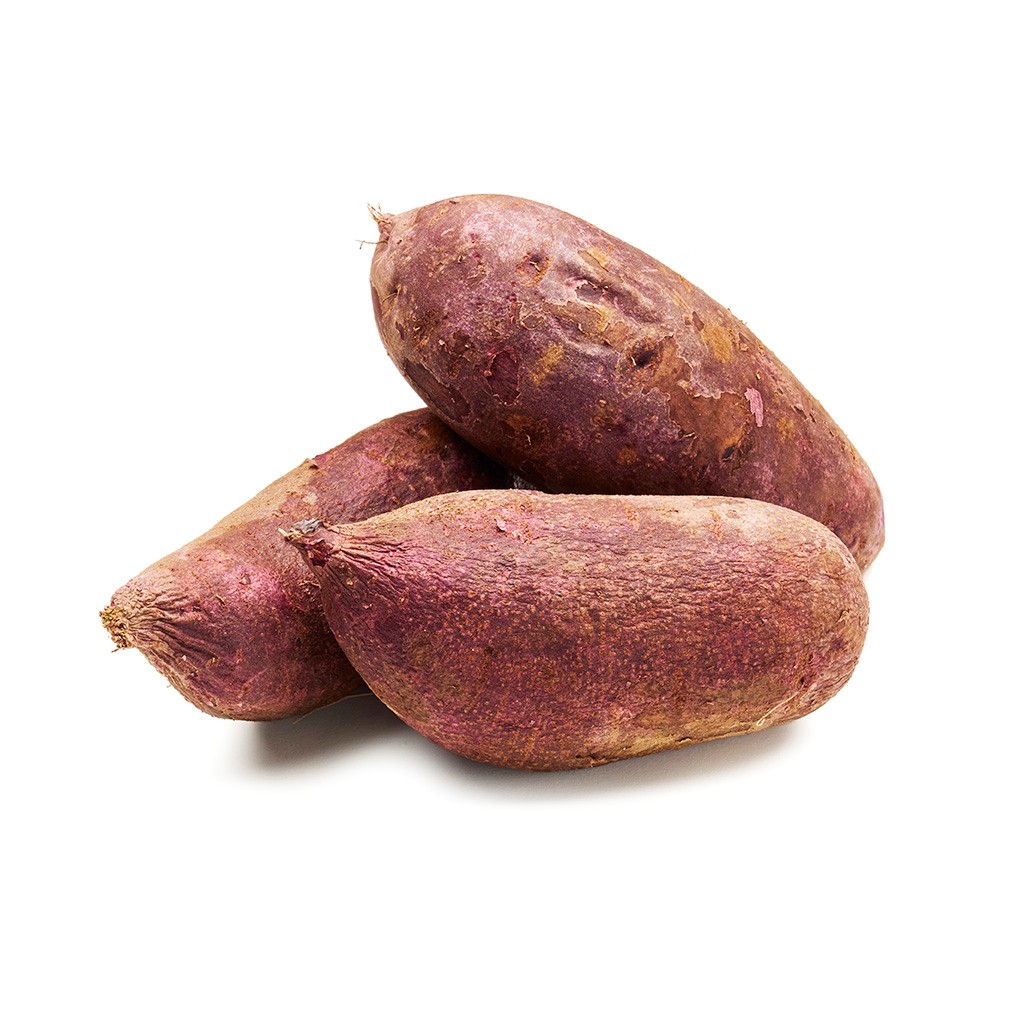 Sötpotatis Lila Tvättad
