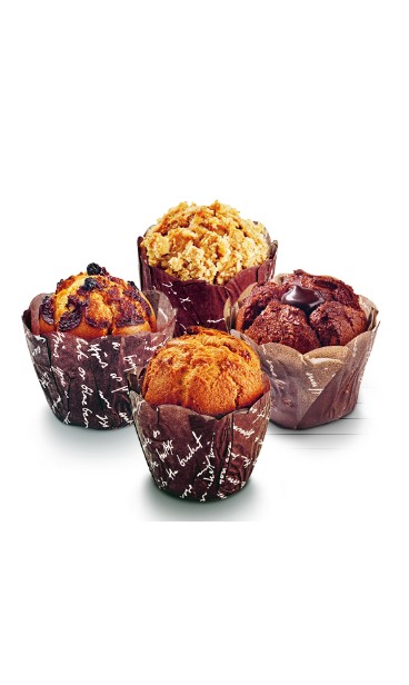 Muffins 4 sorter 80g