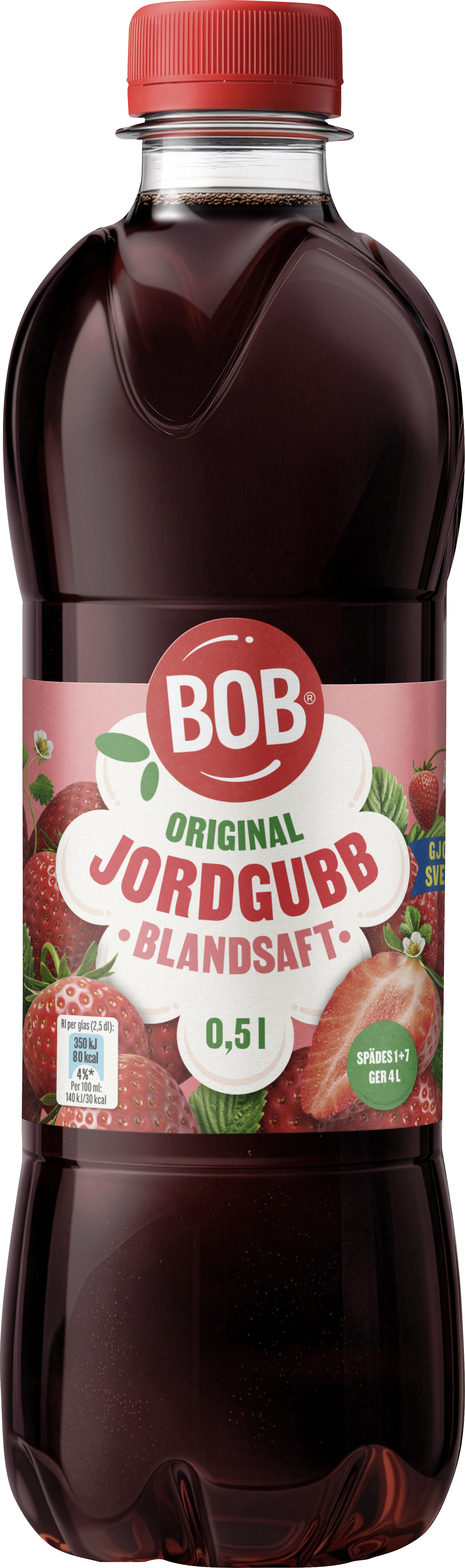 Blandsaft Jordgubb 1+7 PET