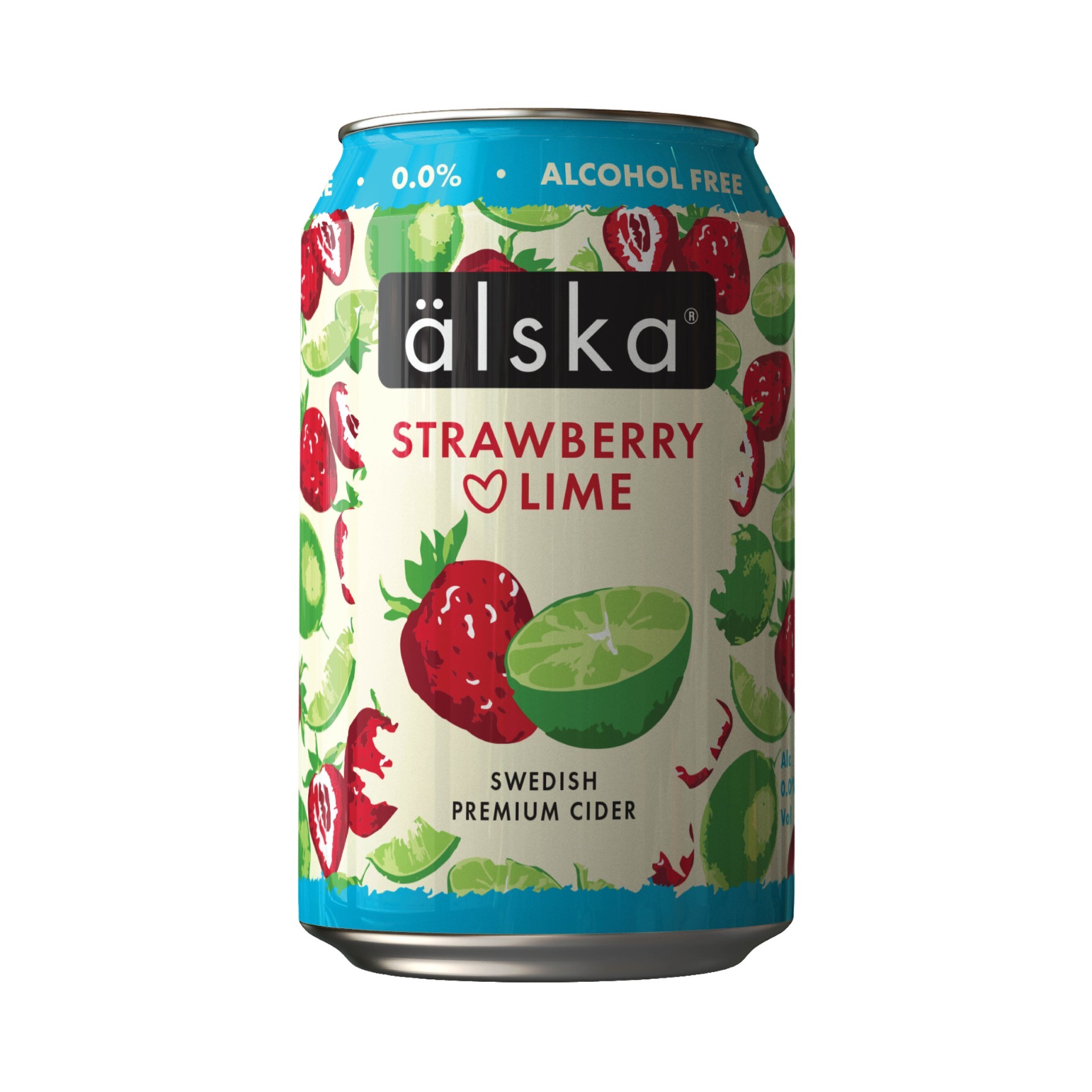 älska Cider Strawberry Lime Alkoholfri BRK