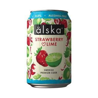älska Cider Strawberry Lime Alkoholfri BRK
