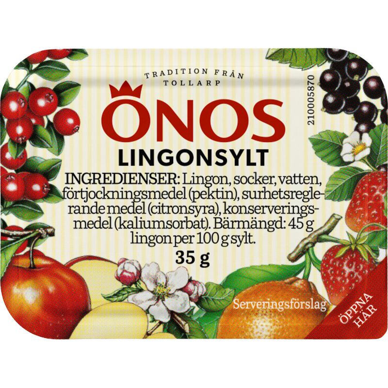 Lingonsylt Portion