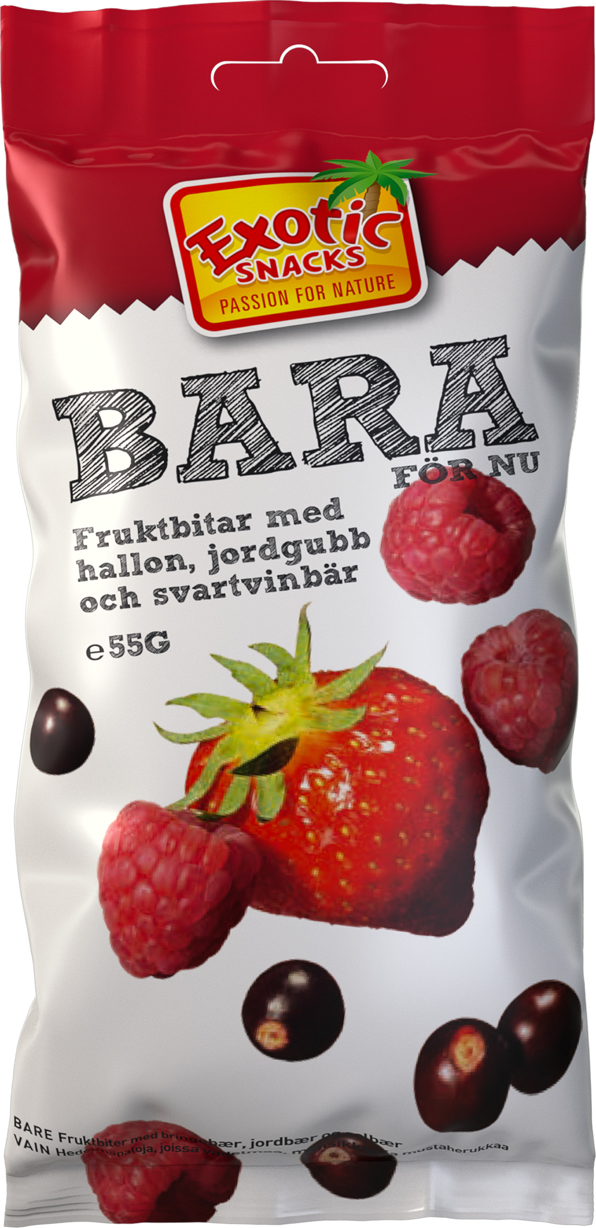 Bara Jordgubb, Hallon & Svartvinbär