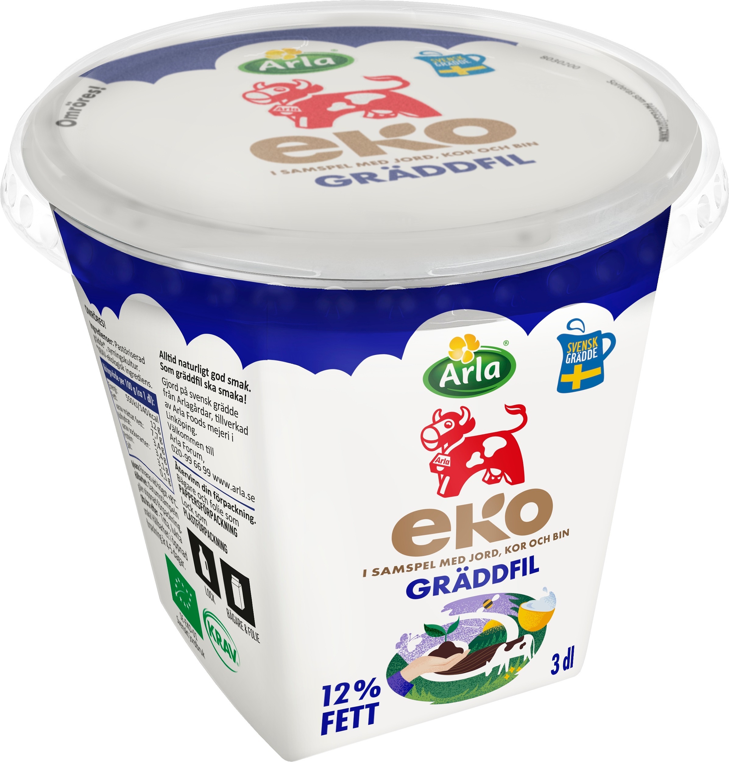 Gräddfil 12% EKO KRAV