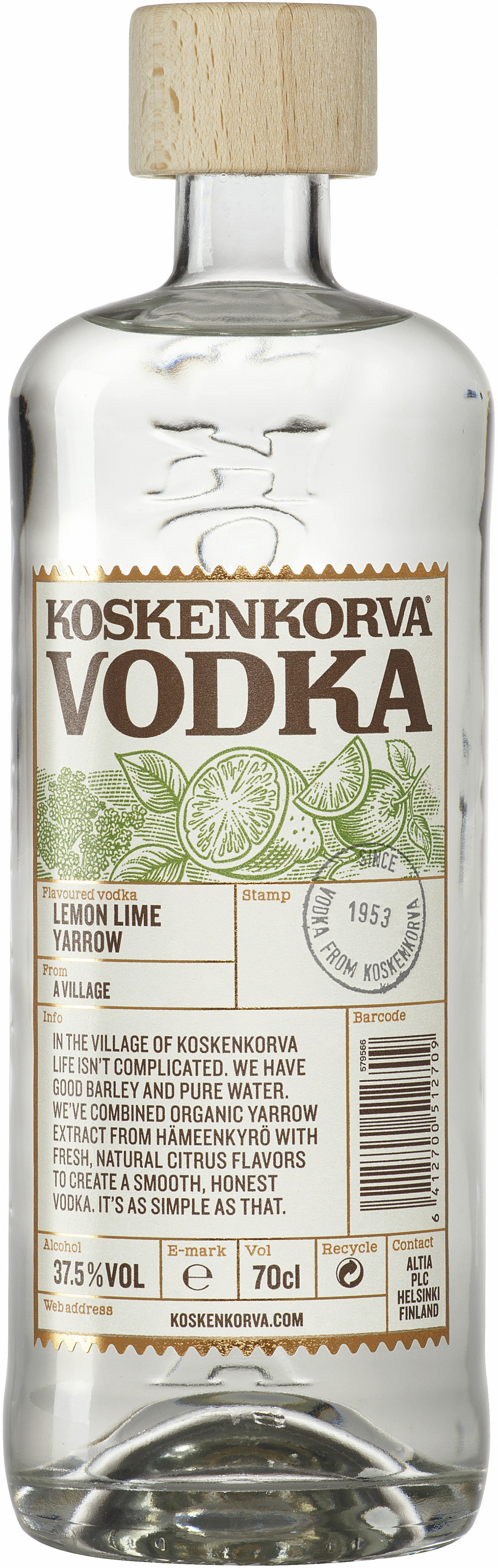Koskenkorva Lemon Lime Yarrow