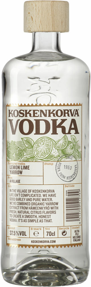 Koskenkorva Lemon Lime Yarrow