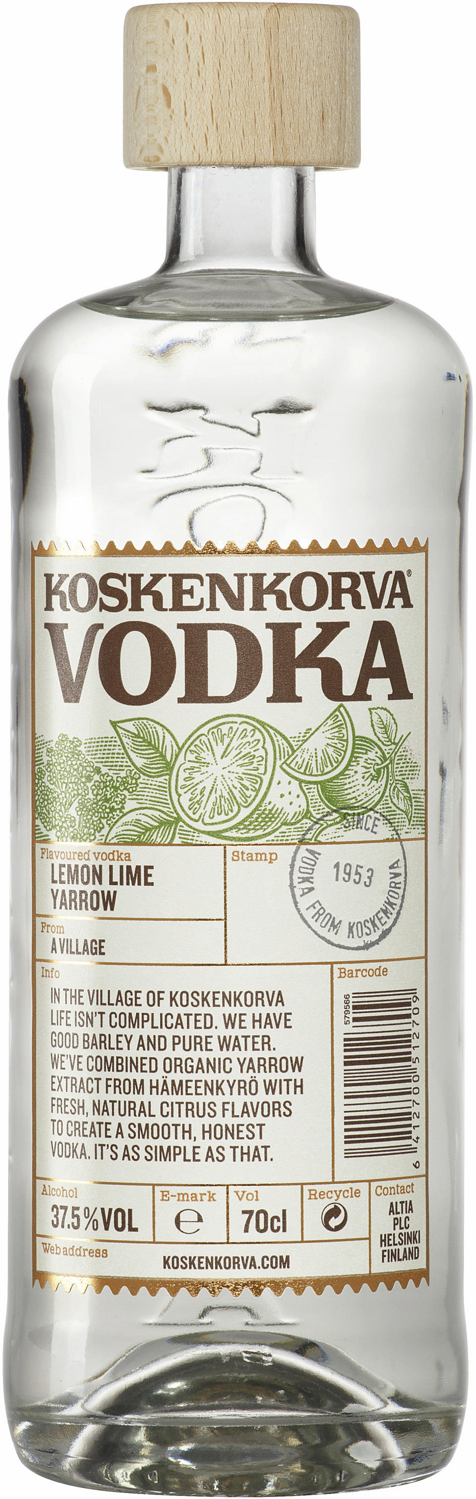 Koskenkorva Lemon Lime Yarrow
