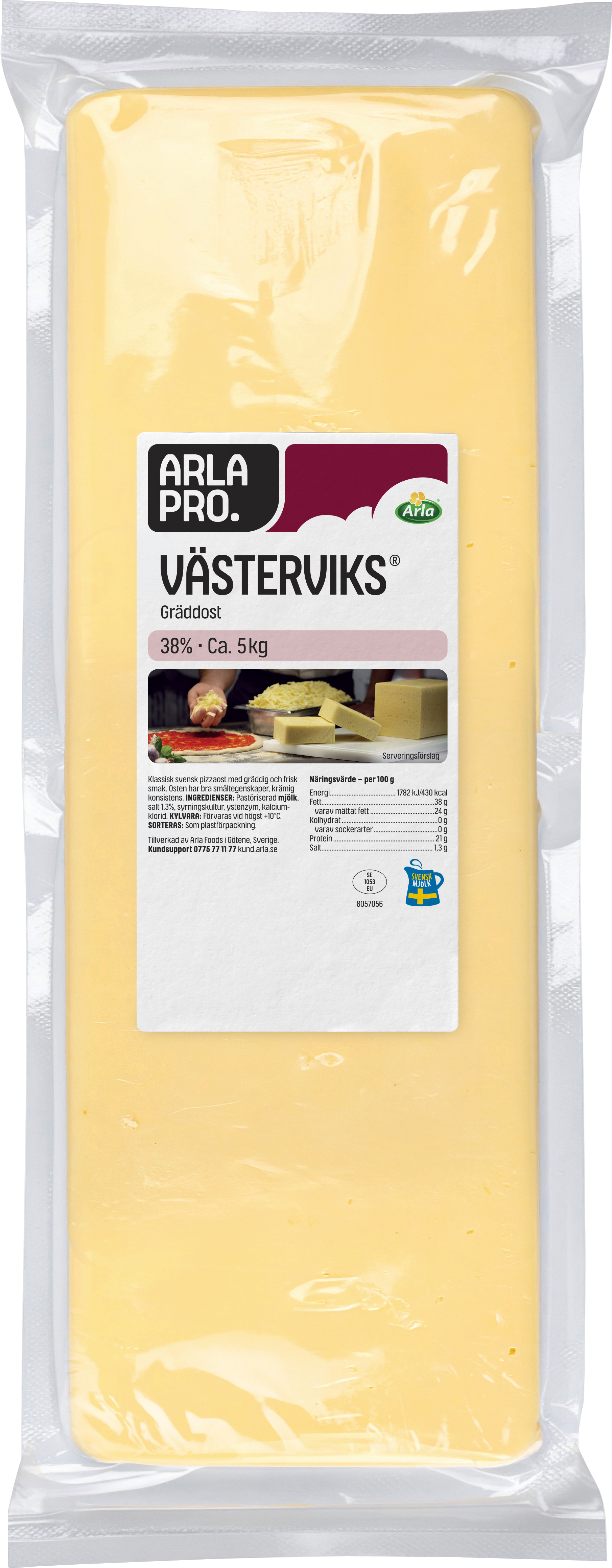 Västerviks gräddost 38%