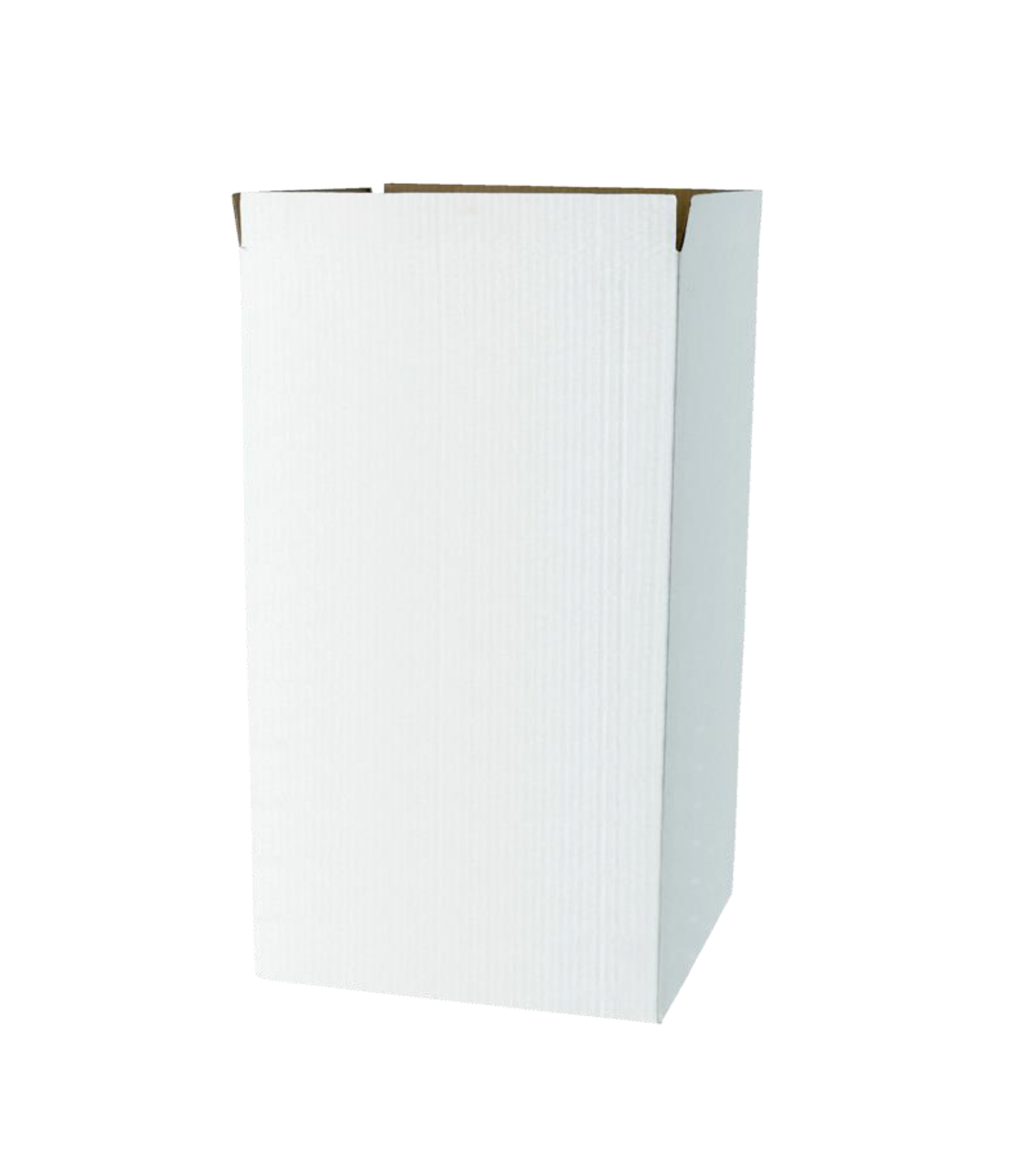 Papperskorg Kartong 125l Vit