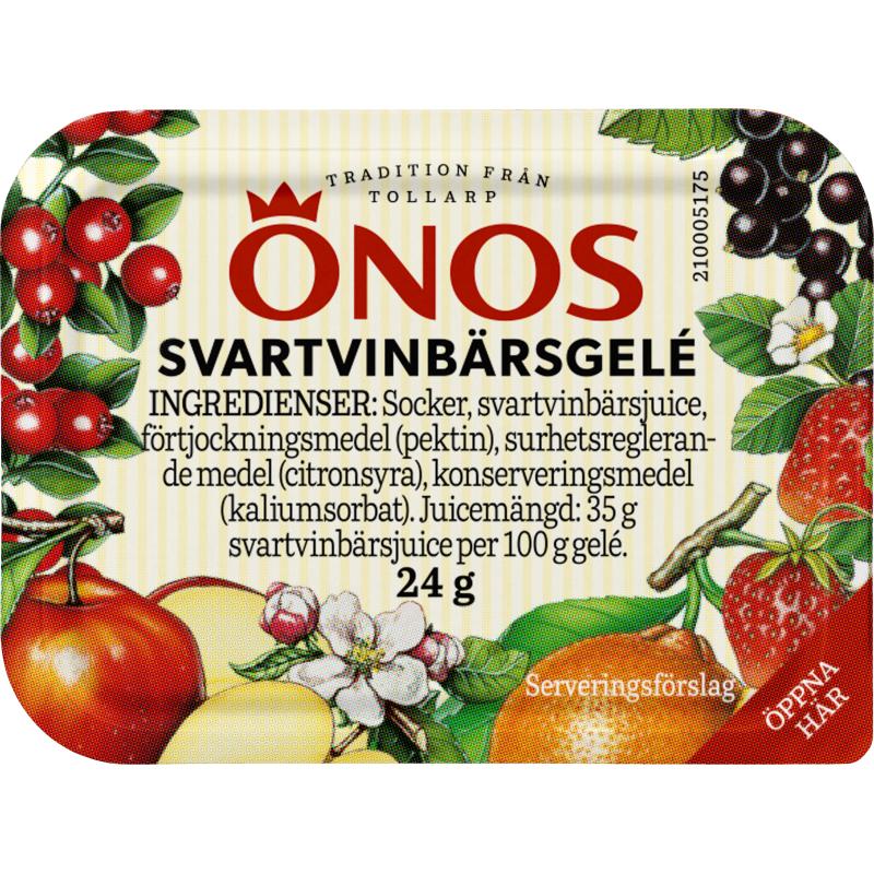 Svartvinbärsgelé Portion