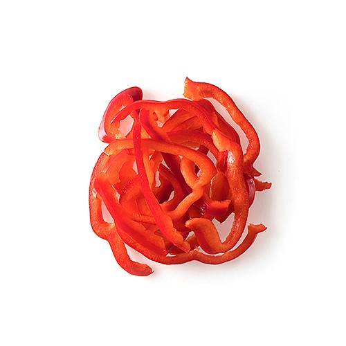 Paprika Röd Halv Ring 6mm