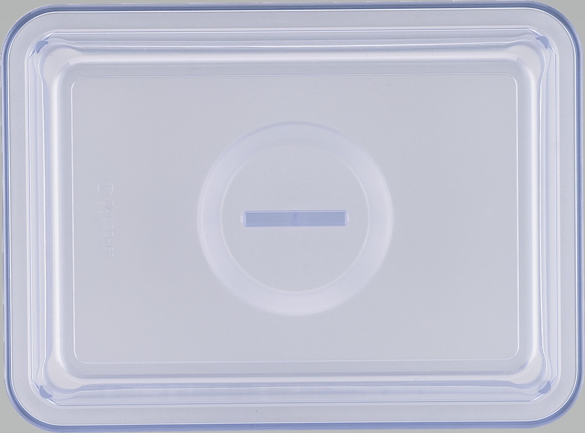 Lock Bisfenolfri Plast Transparent/Blå 23x15x4,5cm
