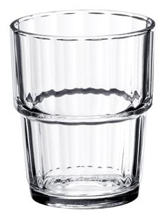 Norvege glas stapelbart härdat 20cl Ø72mm 88mm